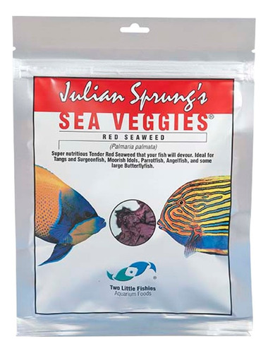 Sea Veggies Roja 30g Alimento En Alga Para Peces Marinos