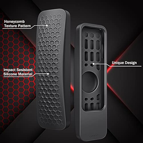 Funda Protectora 2 En 1 Control Tv Siri Remote Negro Ligera Negro