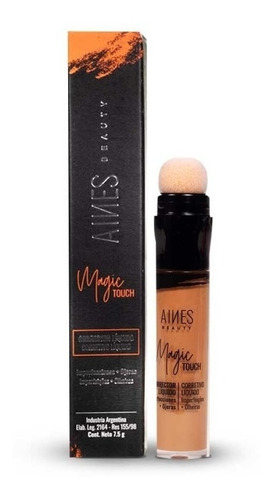 Corrector Liquido Aines Beauty Magic Touch Oscuro 7.5 Gr