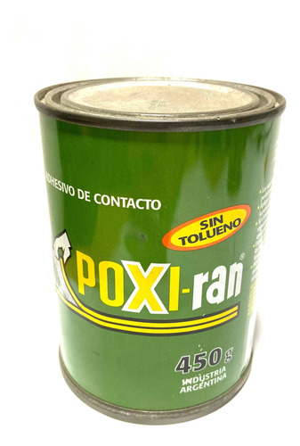 Pegamento Poxiran Lata 450 Grs Con Espatula  Sin Tolueno