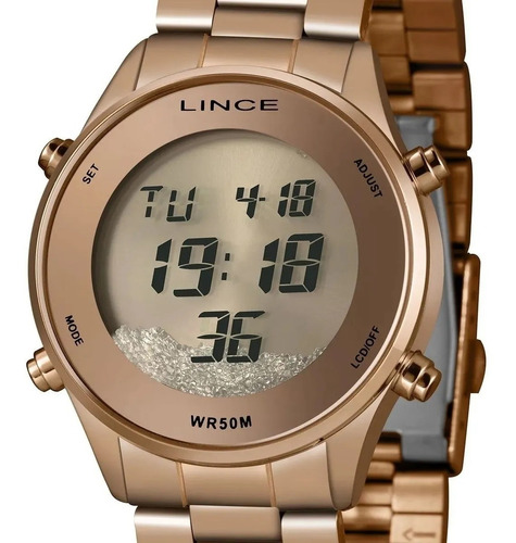 Relógio Lince Feminino Digital  Sdr4638l Rxrx
