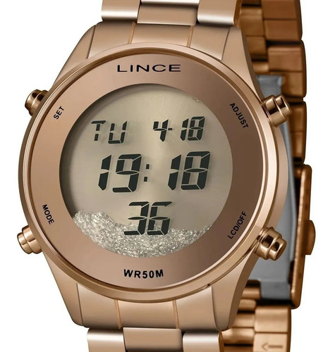 Imagem 1 de 7 de Relógio Lince Feminino Digital Sdr4638l Rxrx