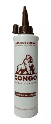 Cola Carpintero Adhesivo Vinilico Congo R25 X 500 Gr X 12 U