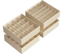 Comprar Songmics Juego De 4 Organizadores De Cajones, Organizadores 