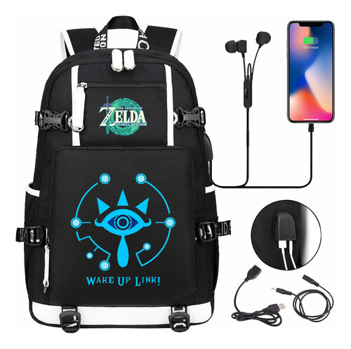 Mochila Escolar Con Estampado De 80 Juegos De Legend Of Zeld