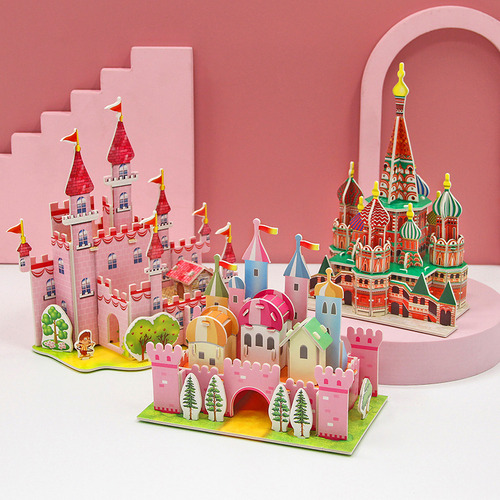Kit De Casa De Papel 3d Granja Para Niños