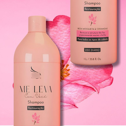 Zap 3 Un Kit Rosa Mosqueta Shampoo Condicionador E Máscara