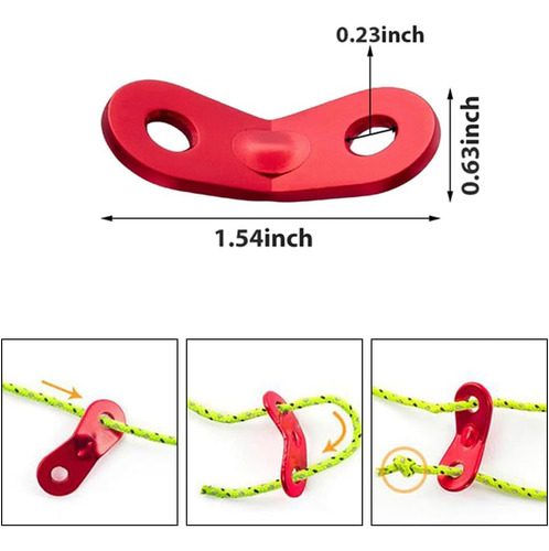 Yergofe 36 Piezas Tenta Tenta Tensor - 3 Tipos De Aleación T