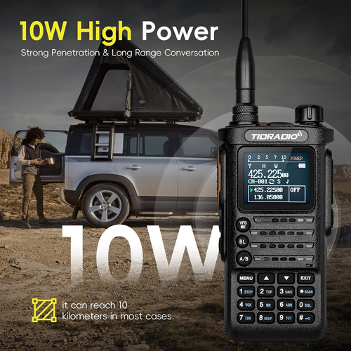Tidradio Td-h8 - Radios De Mano Tidradio Td-h8 De 10 Vatios,