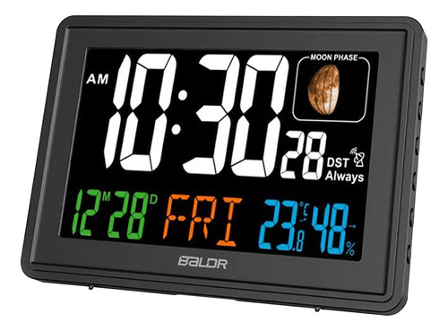 Baldr Reloj Despertador Atmico  Reloj De Escritorio Digital