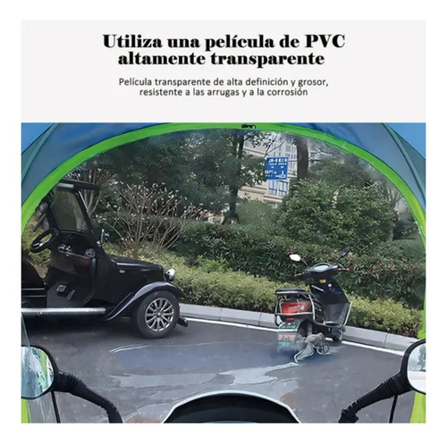 Toldo Para Motoneta Cubresol Protección Sol Lluvia Rayos Uv