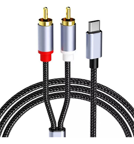 Cable Tipo Ac Rca, Adaptador De Cable Auxiliar De Audio Esté
