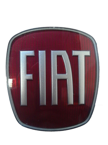 Emblema Tampa Aplique Traseiro Vermelho Vivo Fiat Strada 08