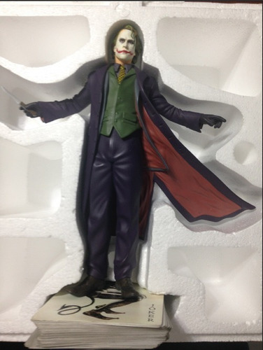 Joker Heath Ledger Estatua Dc Direct The Dark Knight