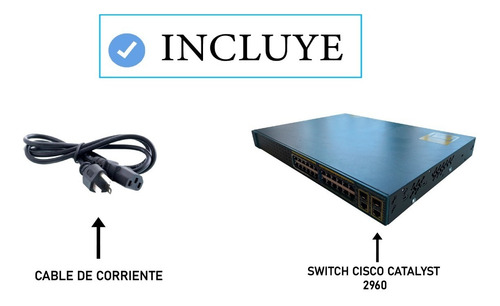 Switch Cisco 2960-24pc-s Catalyst Para Empresas, Internet (Reacondicionado)