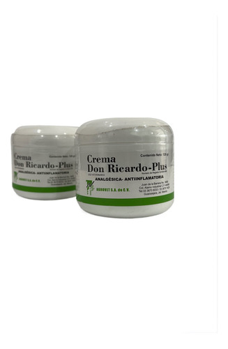 2 Unidades De Crema Don Ricardo-plus 120gr