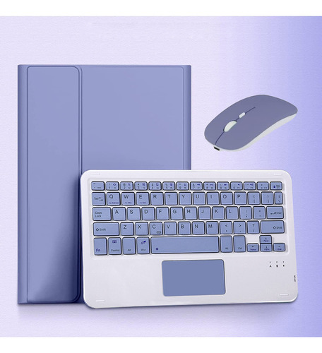 Funda Con Teclado+mouse+lápiz P/iPad Pro11/air5/4 10.9 In