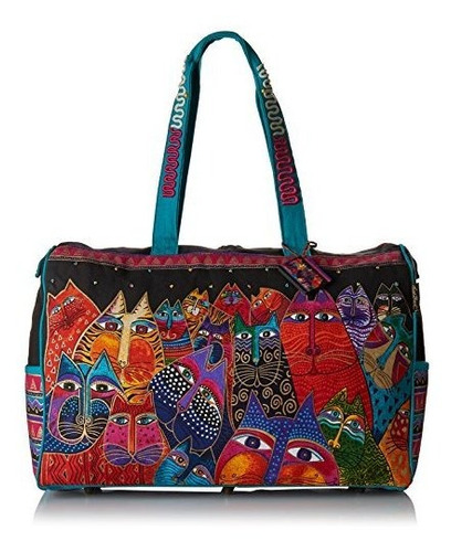 Laurel Burch Travel Bag Zipper Top 21 Pulgadas Por 8 Pulgada