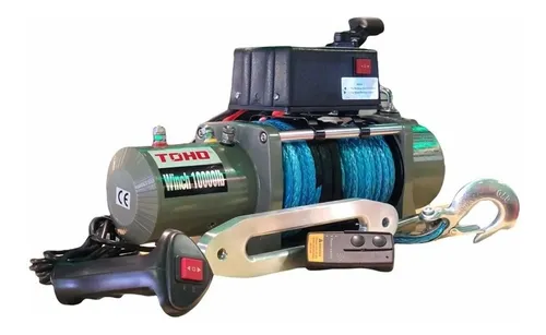 Malacate Electrico 4536kg Kit Control Remoto Cable De Plasma