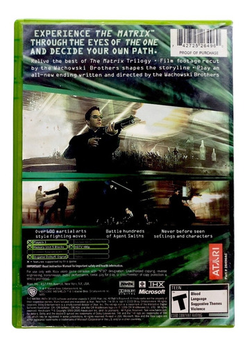 The Matrix Path Of Neo Xbox Clásico (Reacondicionado)