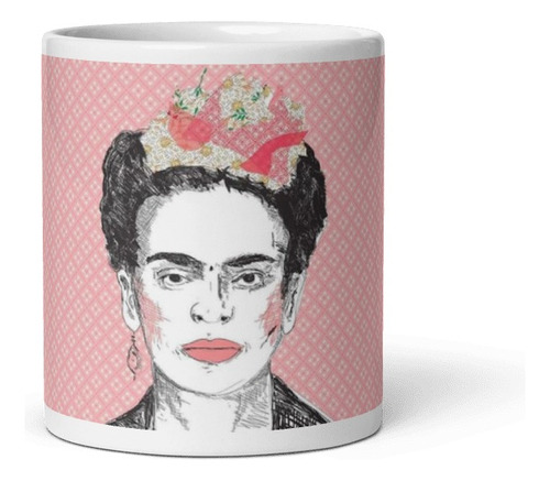 Taza Ceramica Frida Kahlo Pintora Mexicana