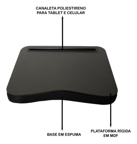 Kit Mesa De Colo Para Notebook + Suporte Celular De Mesa