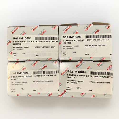 Lot Of 4 Rexroth Bosch R162211420 Ball Runner Block Dda
