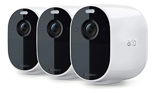 Kit De 3 Camaras Arlo Essential Spotlight 1080p Ext / Int Color White