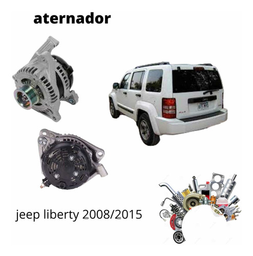 Alternador Jeep Cherokee Liberty 2007/2014 Kk 3.7. 6cil