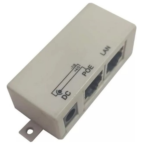 Inyector Poe Pasivo Splitter Ubiquiti 10/100 Mbps - Usado