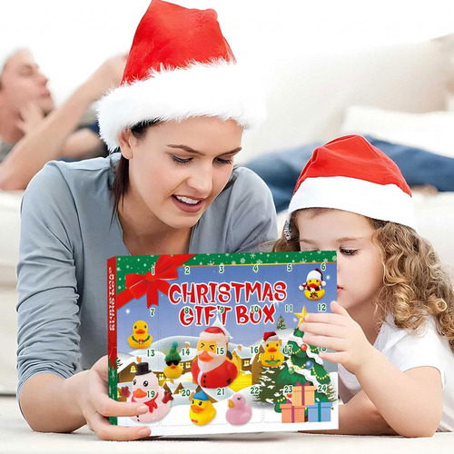 Para Juego De 24 Adorno Navidad Mesa Divertidos Juguetes