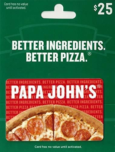 Tarjeta Regalo Papa John's Pizza