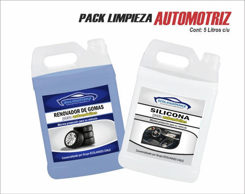 Renovador + Silicona De Autos Pack Automotriz