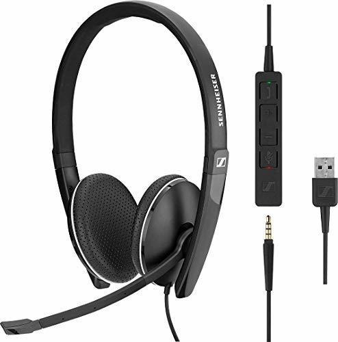 Sennheiser Sc 165 Usb (508317) - Auriculares De Doble Cara (