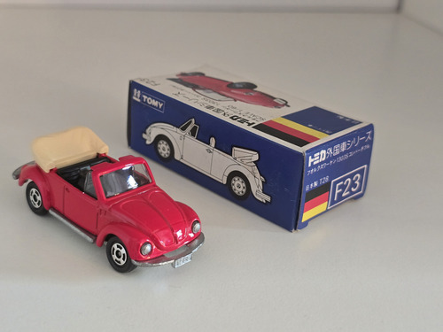 Tomica F23 Volkswagen 1303s Escarabajo Convertible Japan