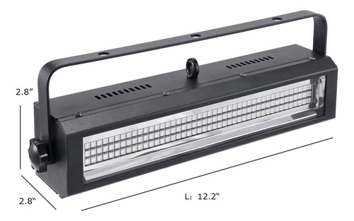 Luz Estroboscópica Rgb 132 Led Para Escenario Y Fiestas