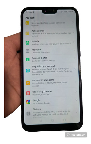 Celular  Hawei  P20  Lite  Impecable  Sin  Detalles 