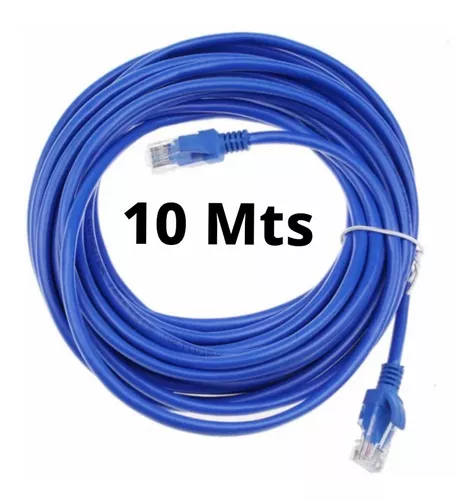 Caso Wardian despensa 鍔 Cable De Internet 10 Metros - Cable Lan 10mts - Cat 5e | MercadoLibre