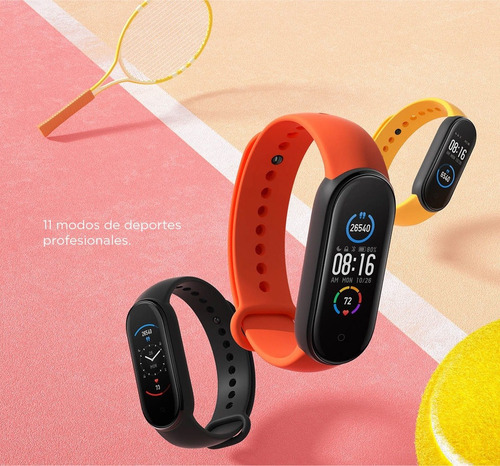 Pulsera Inteligente Xiaomi Mi Band 5 Pantalla 1.1'' Cover Co