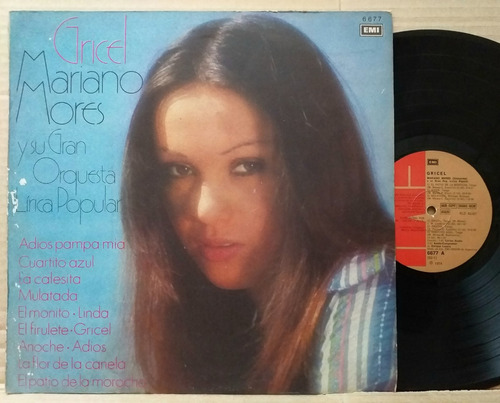 Mariano Mores - Gricel - Lp Vinilo Tango Año 1974