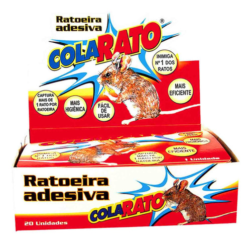 Ratoeira Adesiva Cola Rato - American Pets