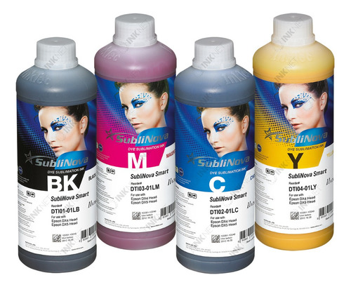 4 Litros Tinta Sublimatica Inktec Sublinova Smart L375 L3250