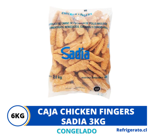 Caja 2un Chicken Fingers Sadia 3kg