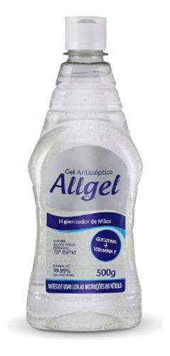Álcool Gel 70% 500 Gr Inpm C/ 12 Unidades Fragrância Neutra