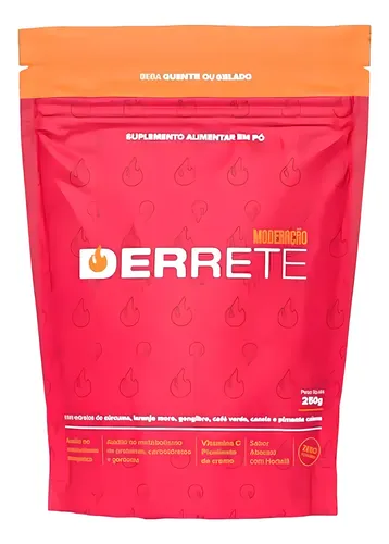 Derrete Termogênico 250g Moderação Sabor Natural