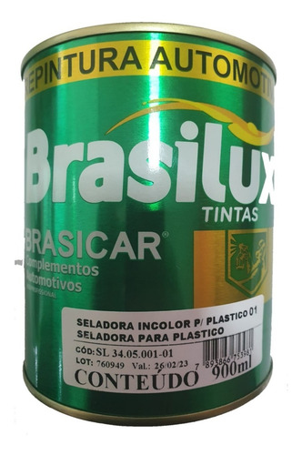 Seladora Incolor Para Plástico (parachoque) 900ml - Brasilux