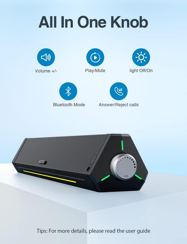 Barra Sonido Bluetooth Hifi Estéreo 3.5mm Aux