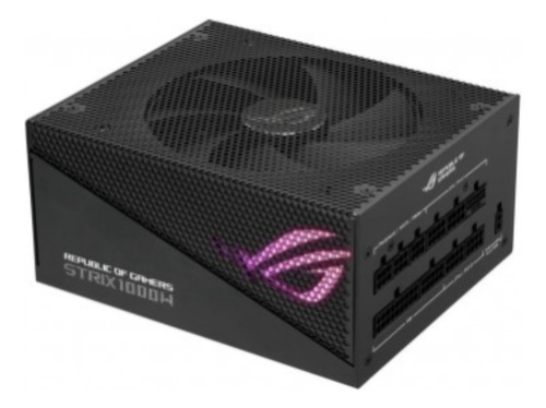 Fuente de poder para PC Asus ROG-TRIX-1000G-AURA-GAMING 1kW negra 127V