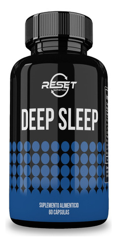 Reset Nutrition | Deep Sleep | Suplemento para Dormir e Insomnio | 5 HTP, L-teanina, GABA | 60 Cápsulas 