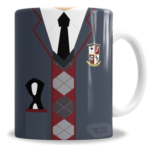 Taza De Cerámica Umbrella Academy Traje, Uniforme - En Caja